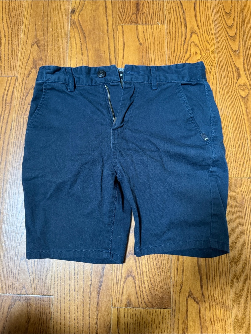 Quiksilver Navy Flat Front Men's Shorts